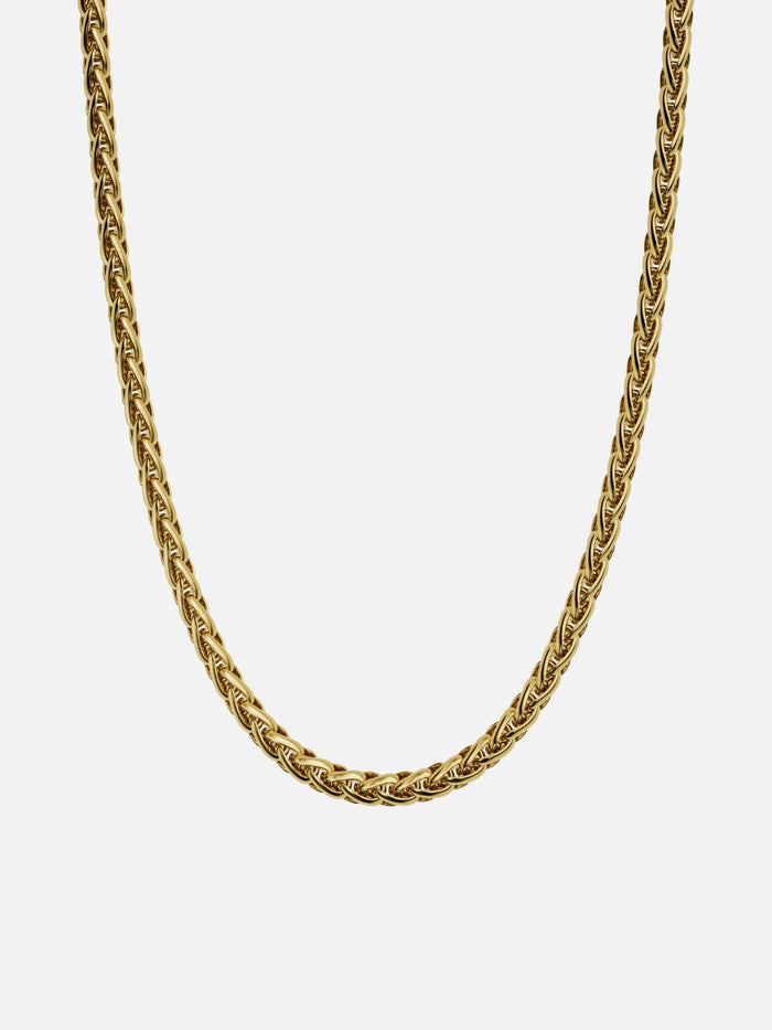 WHEAT CHAIN 5MM | 18K Gold