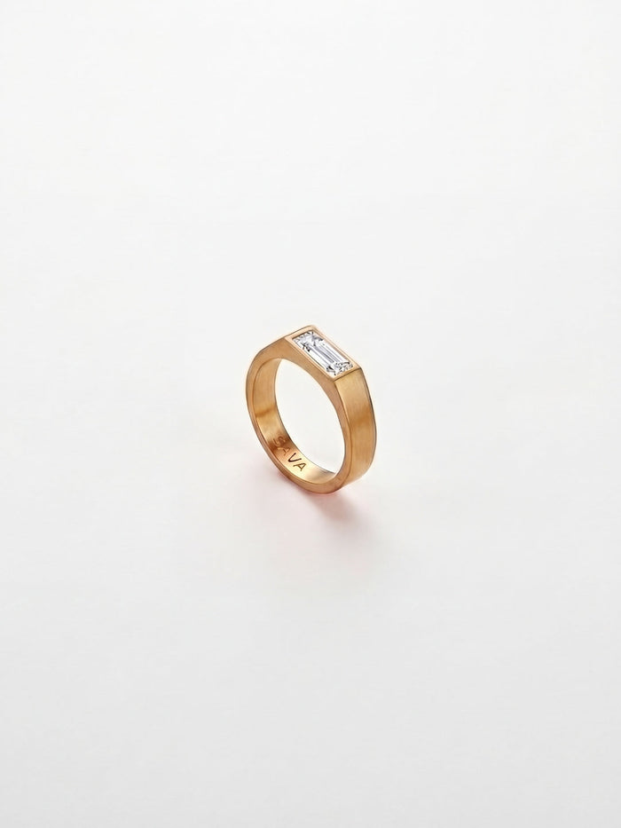 WHITE COMO RING | 18K Gold