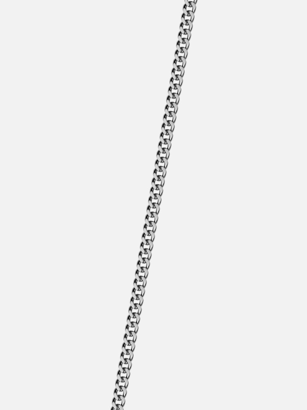 WHITE GEMSTONE CHAIN | Silver